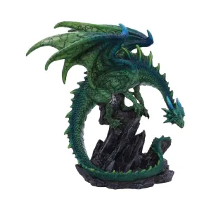 Clifftop Keeper Green Dragon Figurine 21cm