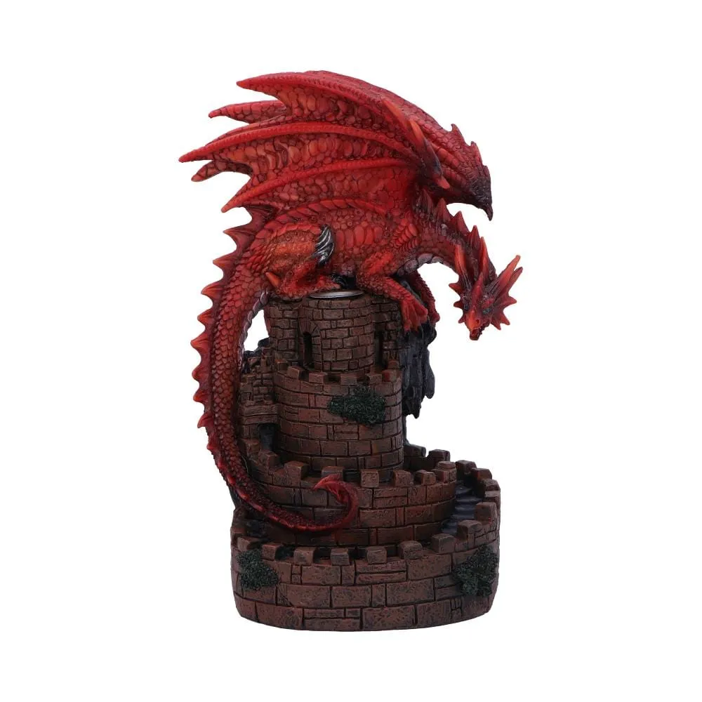 Crimson Keep Red Dragon Backflow Incense Burner 22cm