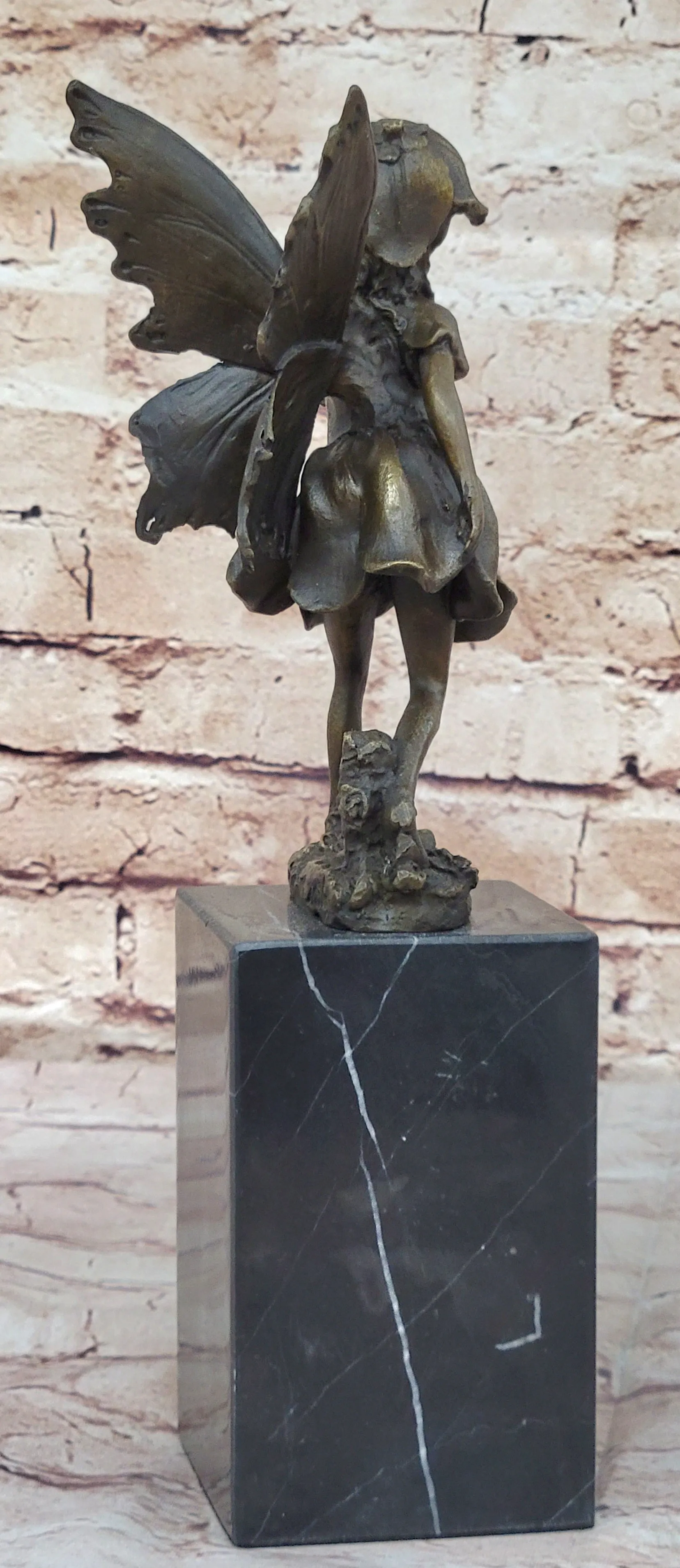 Fairy Daydream Bronze Sculpture Figure by French Artist Milo Hot Cast Figurine