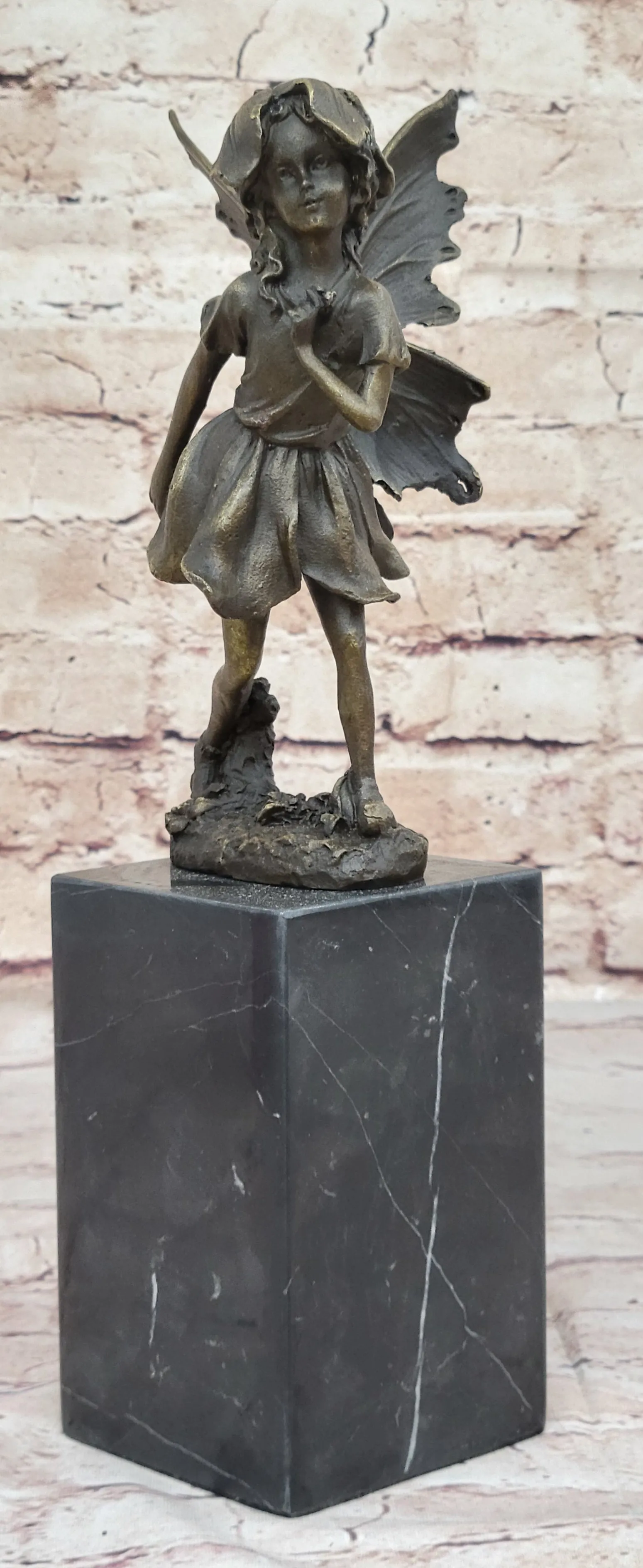 Fairy Daydream Bronze Sculpture Figure by French Artist Milo Hot Cast Figurine