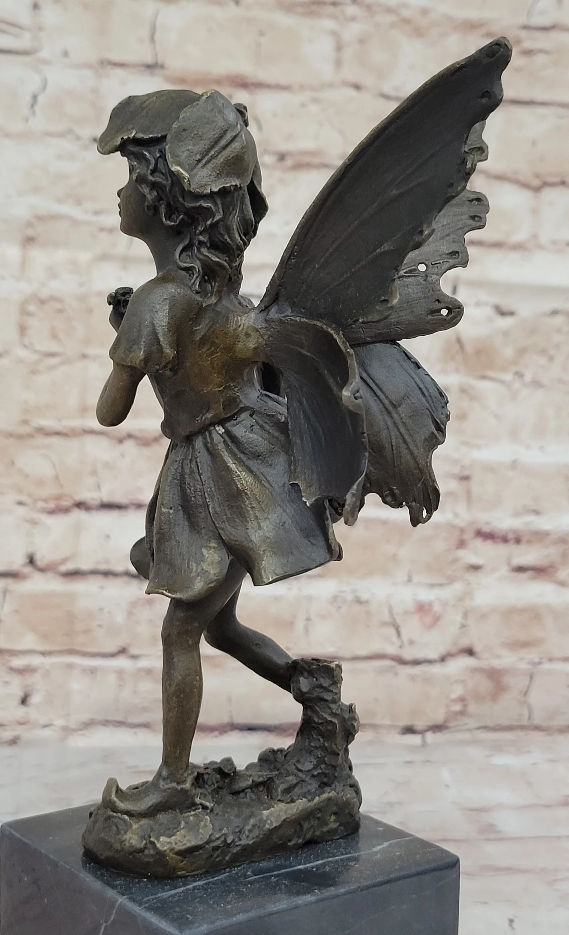 Fairy Daydream Bronze Sculpture Figure by French Artist Milo Hot Cast Figurine