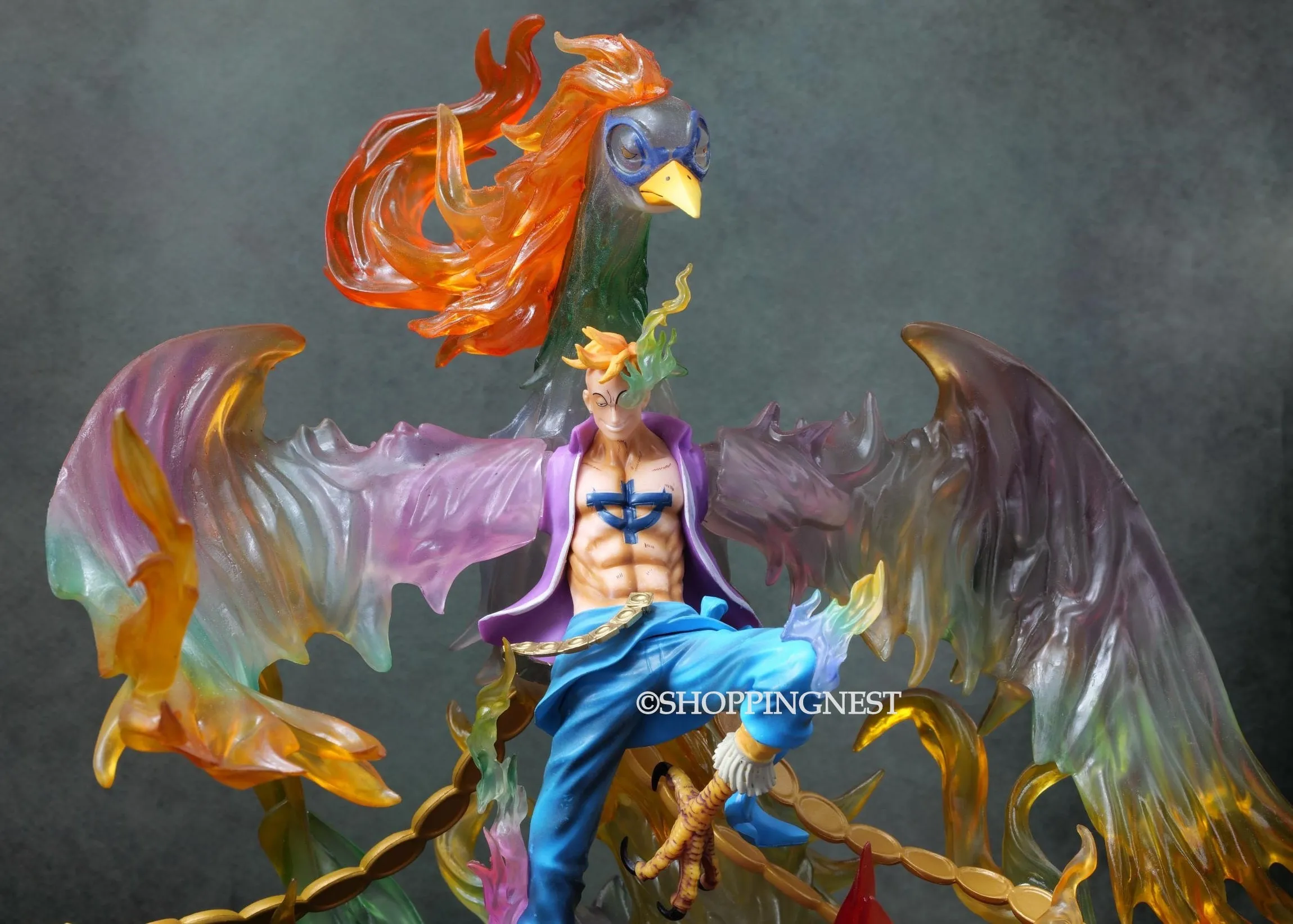 One Piece | Marco The Phoenix Battle Form Premium Anime Action Figure | 46 Cm |